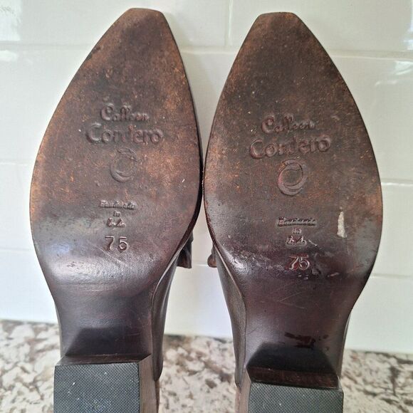 Calleen Cordero  Mules Clogs Block Heel size 7.5 - Picture 7 of 9